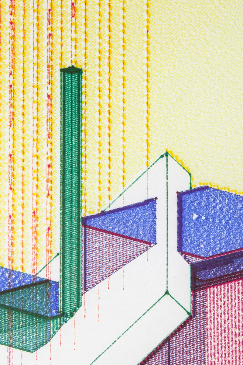 Illustration for article titled These Mutant Buildings Were Generated By Code and Drawn By a Machine